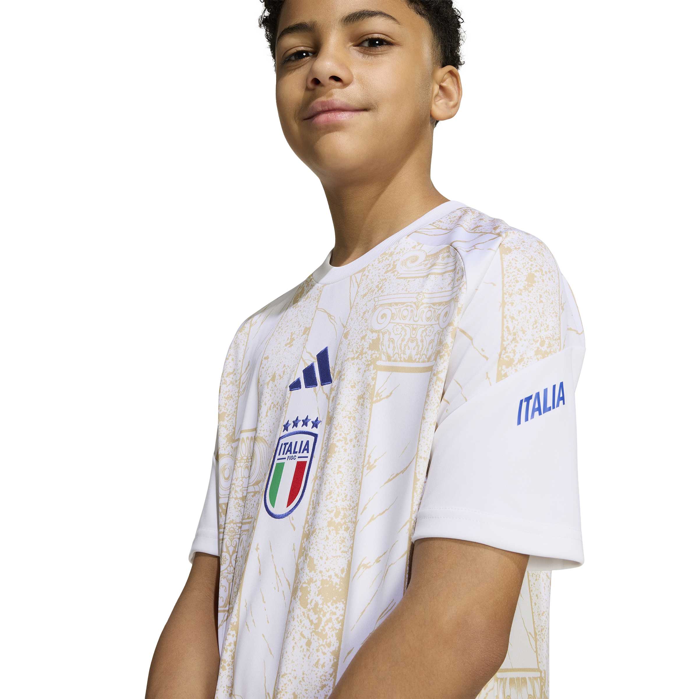 Italy 26 Home Kids Pre-Match Jersey - Image 7