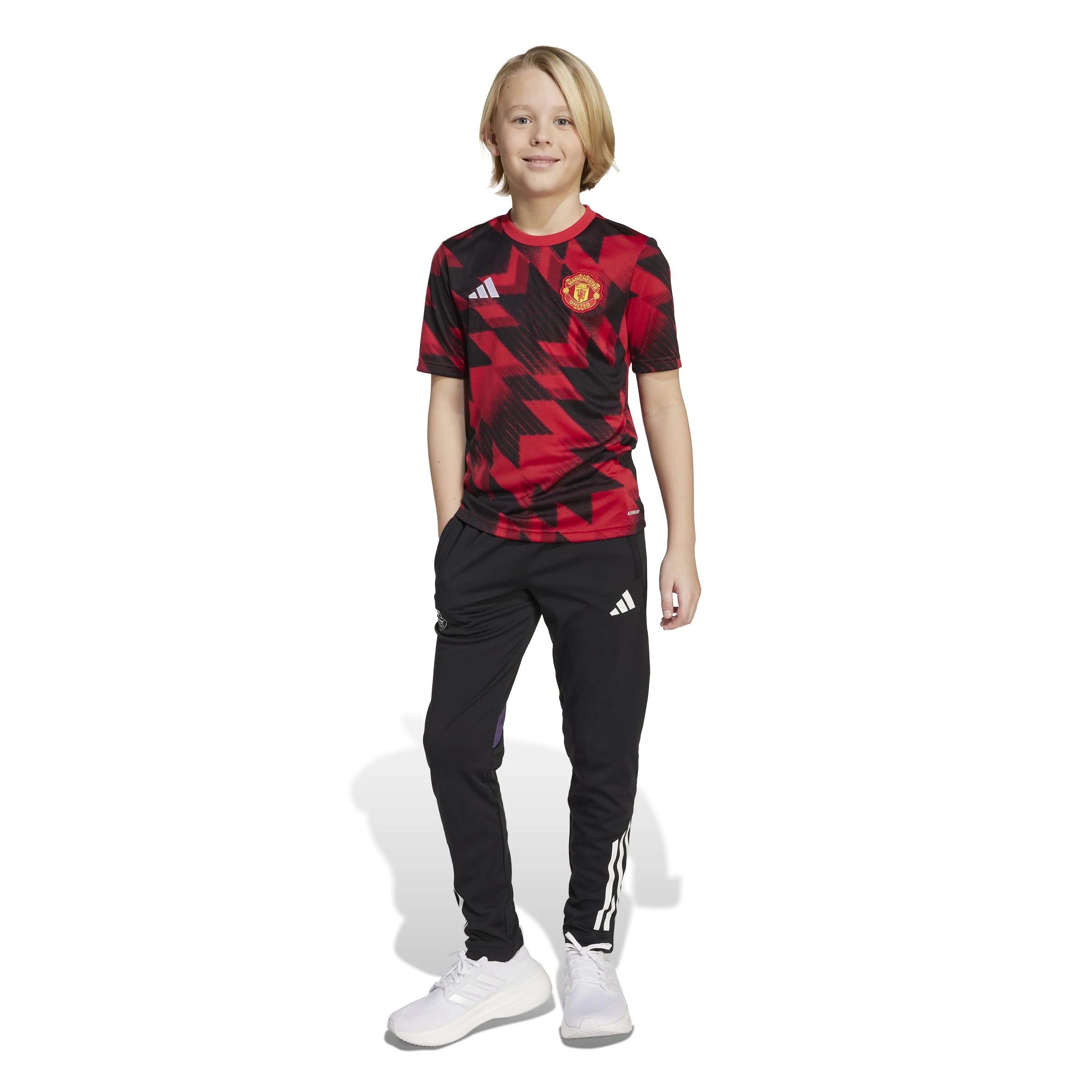 Manchester United 2025-26 Youth Prematch Jersey - Image 5