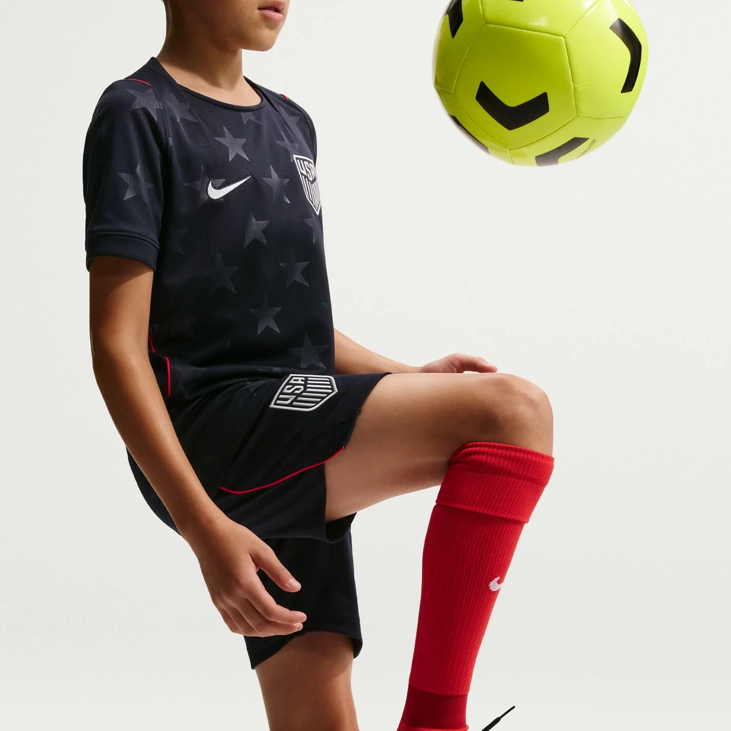 USMNT 2026 Stadium Away Big Kids' Nike Soccer Dri-FIT Replica Shorts - Image 5