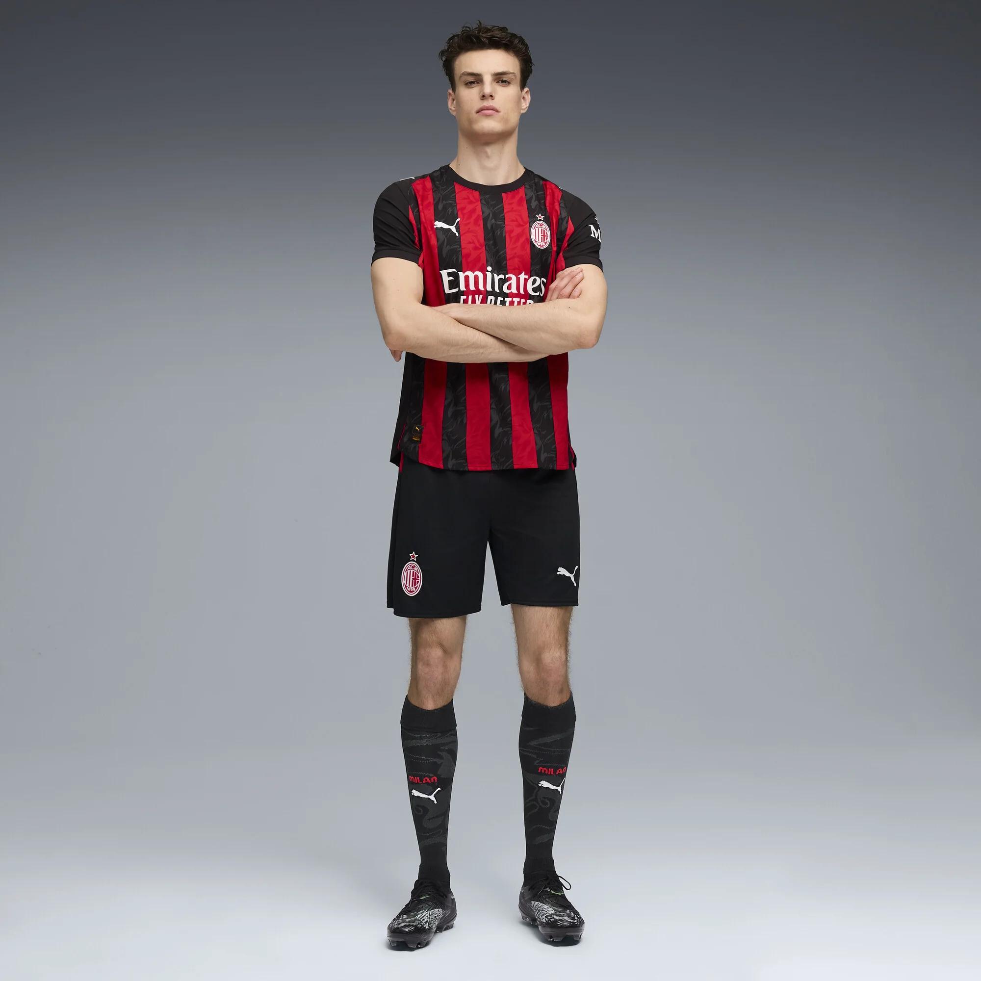 AC Milan 2025-26 Match Home Jersey - Image 5